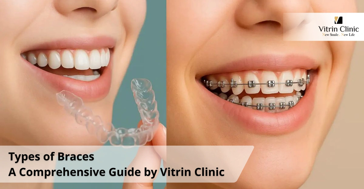 أنواع تقويم الأسنان: دليل شامل من عيادة فيترين